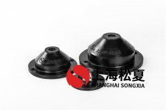 安裝圓形橡膠式減震器應(yīng)該注意什么？